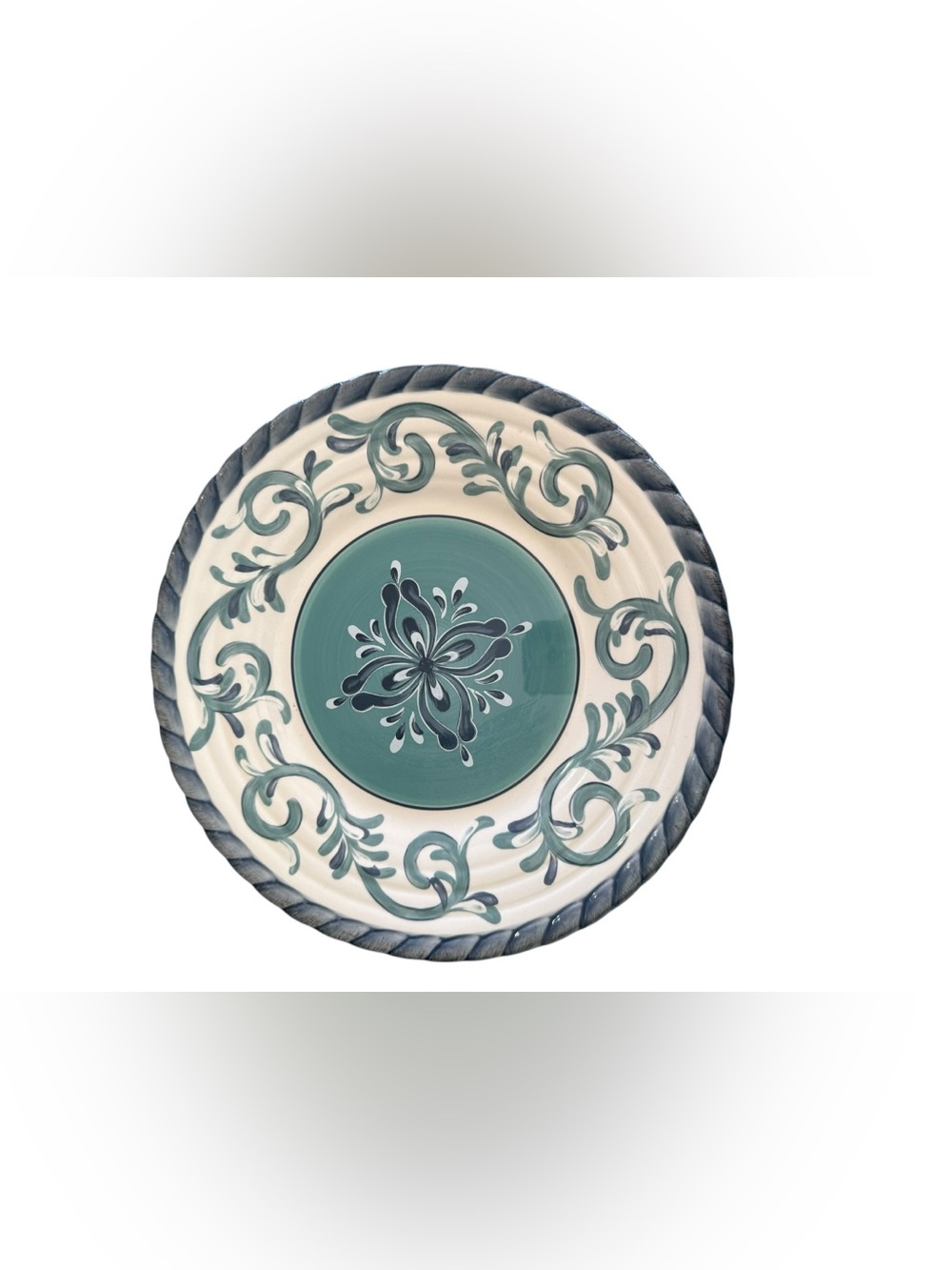Artimino Tuscan Countryside Sienna White Dinner Plates Set of 4 Susan Winget